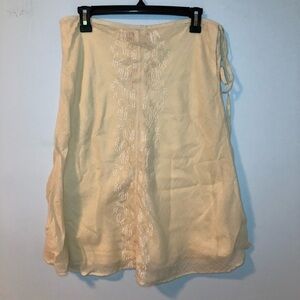Free People Cream Colored Skirt Size 10